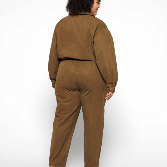 NWT Good American Olive Green Cinched Combinaison Jumpsuit - Picture 7 of 8